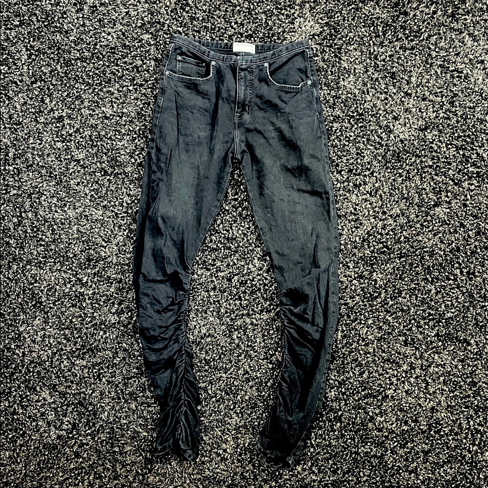We the Free Daliah Stacked Low Rise 
Classic Black Skinny Jeans for Women